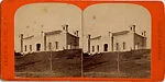 [4 Stereographic Views of Reservoir Buildings, Central Park, New York]