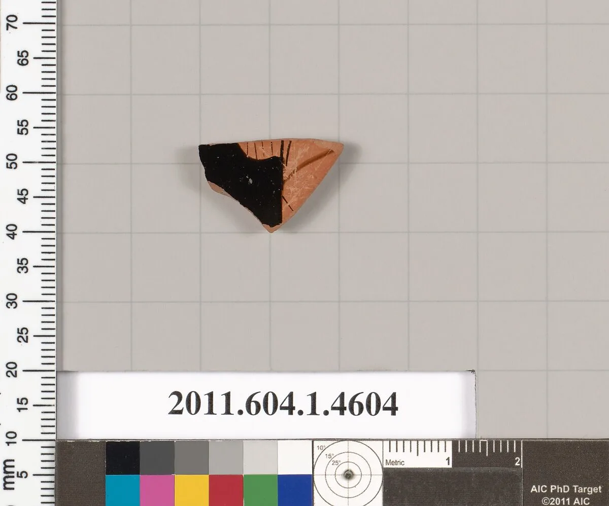 Terracotta fragment of a kylix (drinking cup) — Unknown