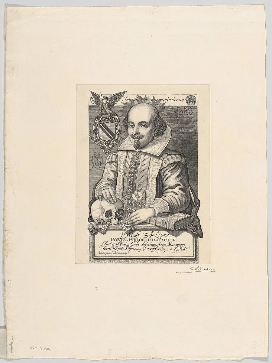 William Shakespeare — Charles William Sherborn|Thomas Brooker|William Shakespeare