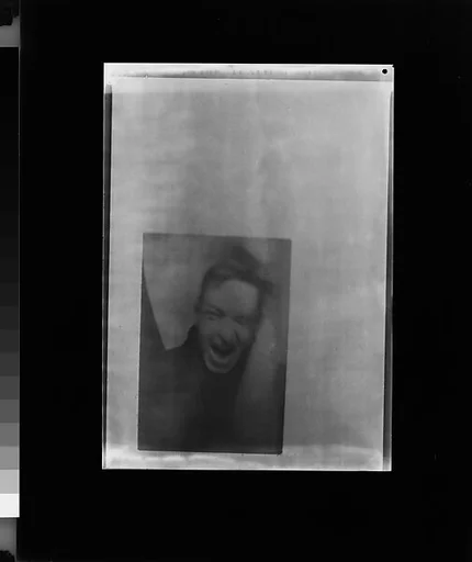 [Copy of Print of Early Self-Portrait on Board]