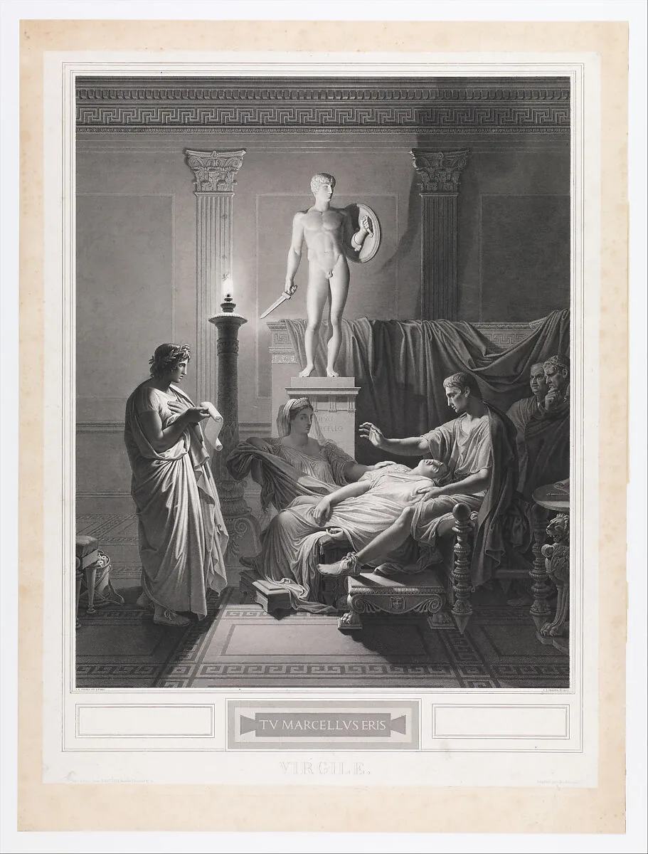 Tu Marcellus Eris — Charles Simon Pradier|Jean Auguste Dominique Ingres