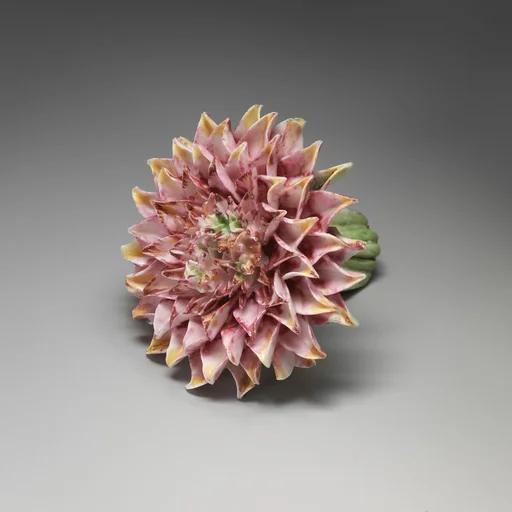 Porcelain flower (one of a set of nine)