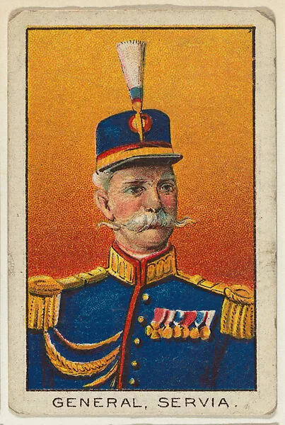General, Servia, from the Military series (T79) issued by the American Tobacco Company — American Tobacco Company