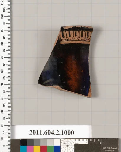 Terracotta fragment of an oinochoe: olpe (jug)