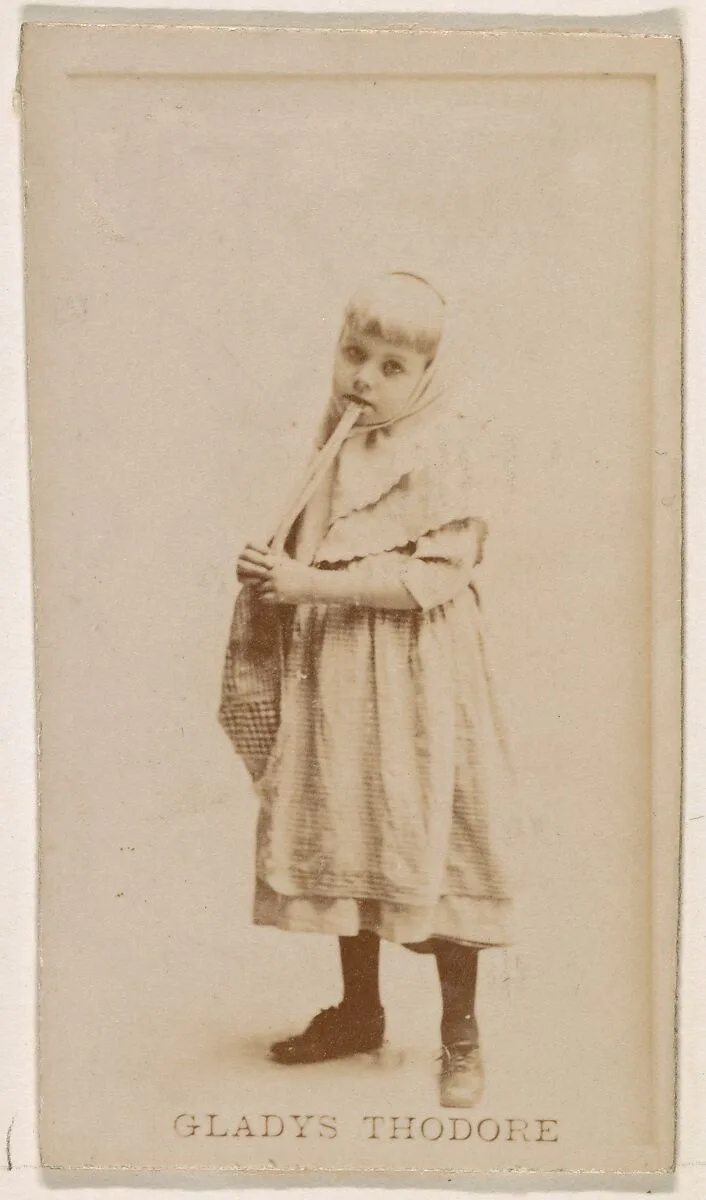 Gladys Thodore, from the Actresses series (N245) issued by Kinney Brothers to promote Sweet Caporal Cigarettes — Kinney Brothers Tobacco Company