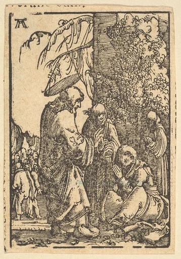 Christ Taking Leave of His Mother, from "The Fall and Salvation of Mankind Through the Life and Passion of Christ"