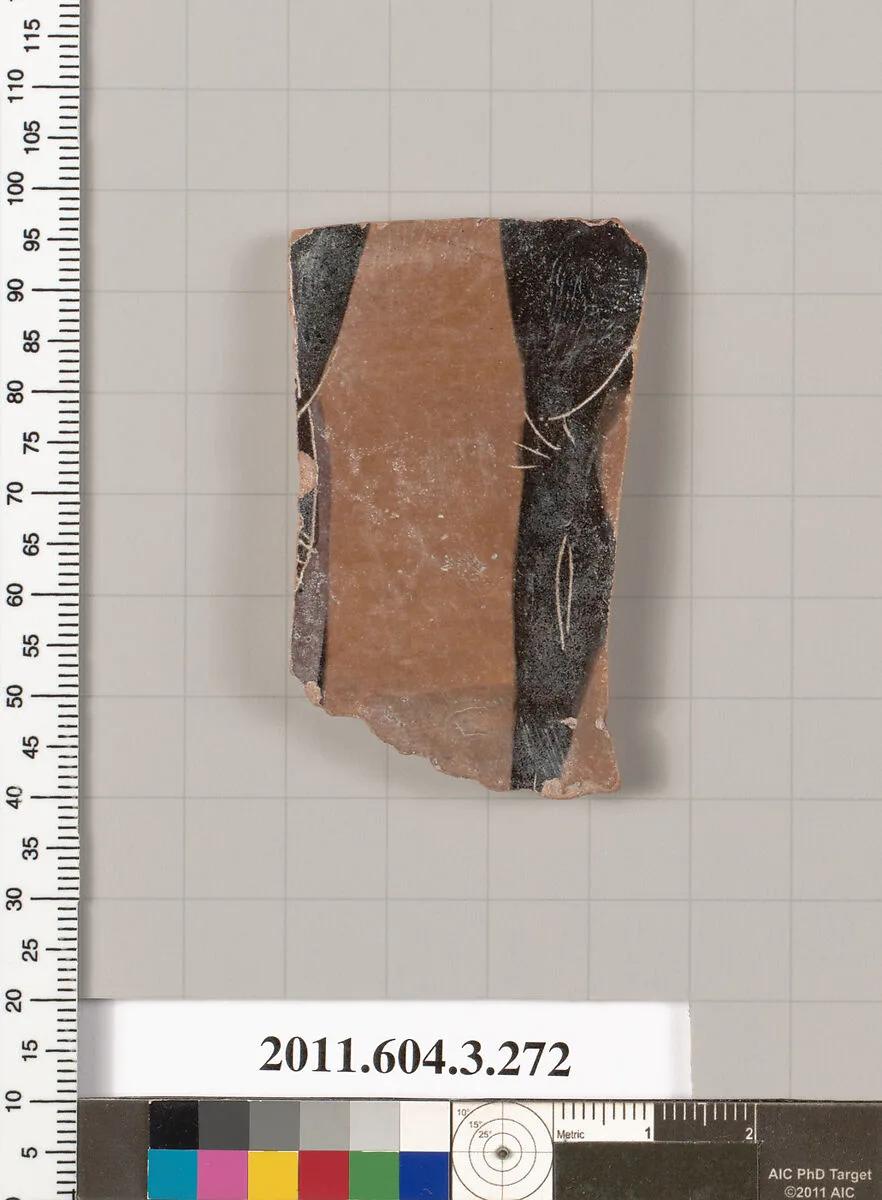 Terracotta fragment of a neck-amphora (jar) — Unknown