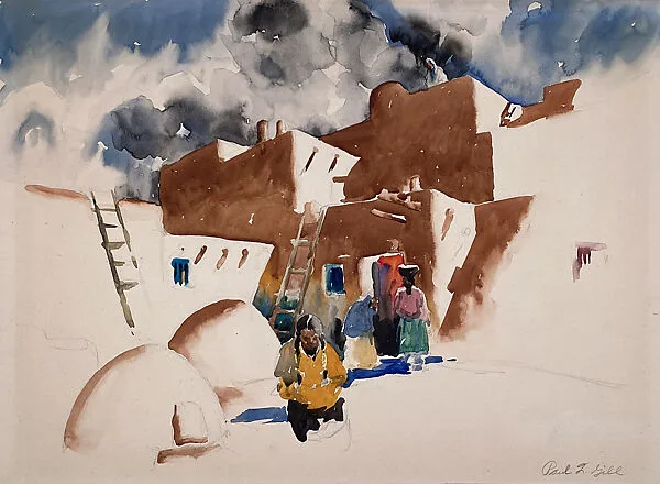 The Adobe Village — Paul Ludwig Gill