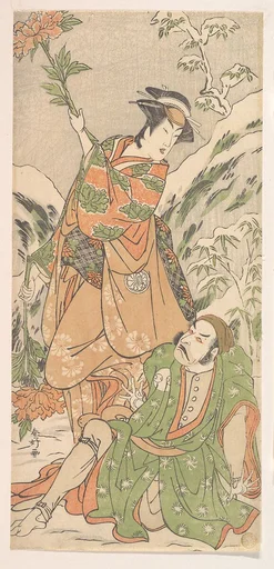 二代目嵐龍藏・三代目瀬川菊之丞|Kabuki Actors Arashi Ryūzō II and Segawa Kikunojō III
