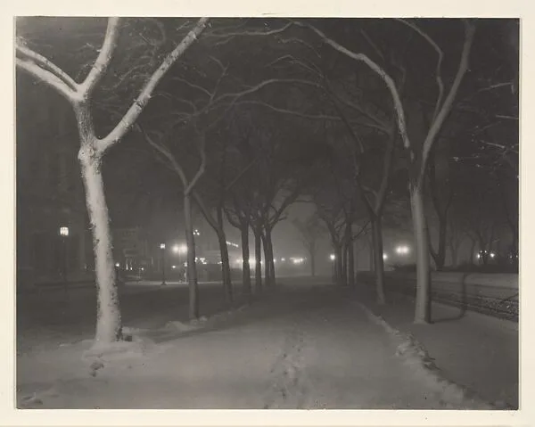 An Icy Night — Alfred Stieglitz