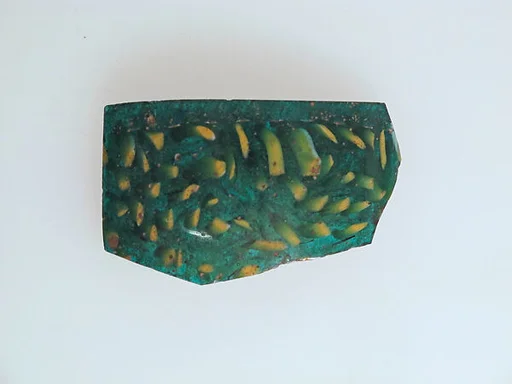 Glass mosaic bowl fragment