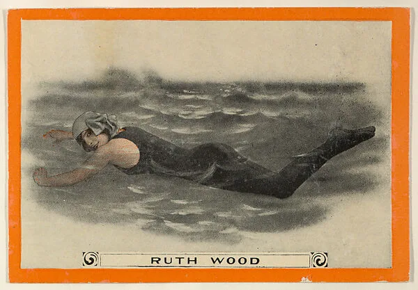 Ruth Wood, No. 83, Swimming Under Water, from the Champion Women Swimmers series (T221), issued by Pan Handle Scrap — Pan Handle Scrap Company