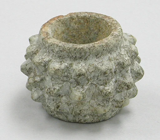 Stone Mace Head with Spikes