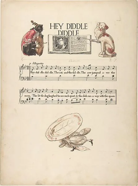 "Hey Diddle Diddle"―Page Design — Paul Vincent Woodroffe|Joseph Samuel Moorat