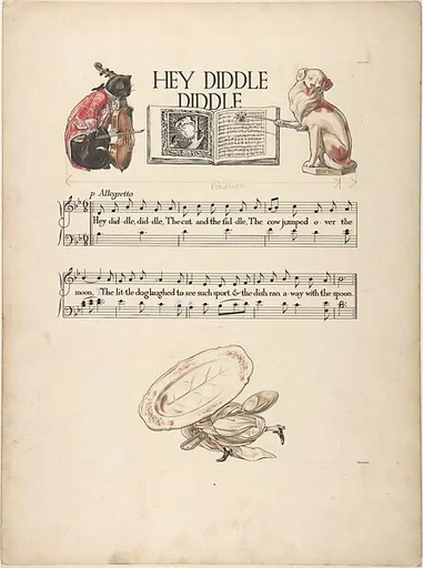 "Hey Diddle Diddle"―Page Design