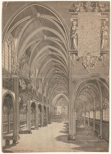 Interior View of Strasbourg Cathedral