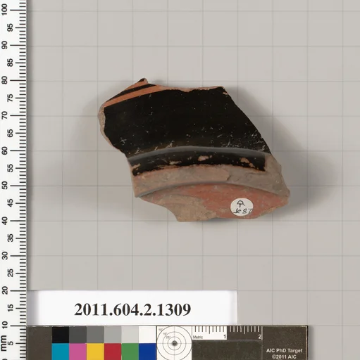 Terracotta fragment of a skyphos (deep drinking cup)