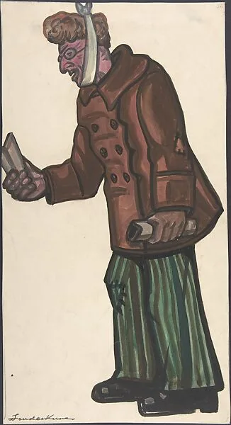Man with a bandaged jaw — Sergey Sudeykin