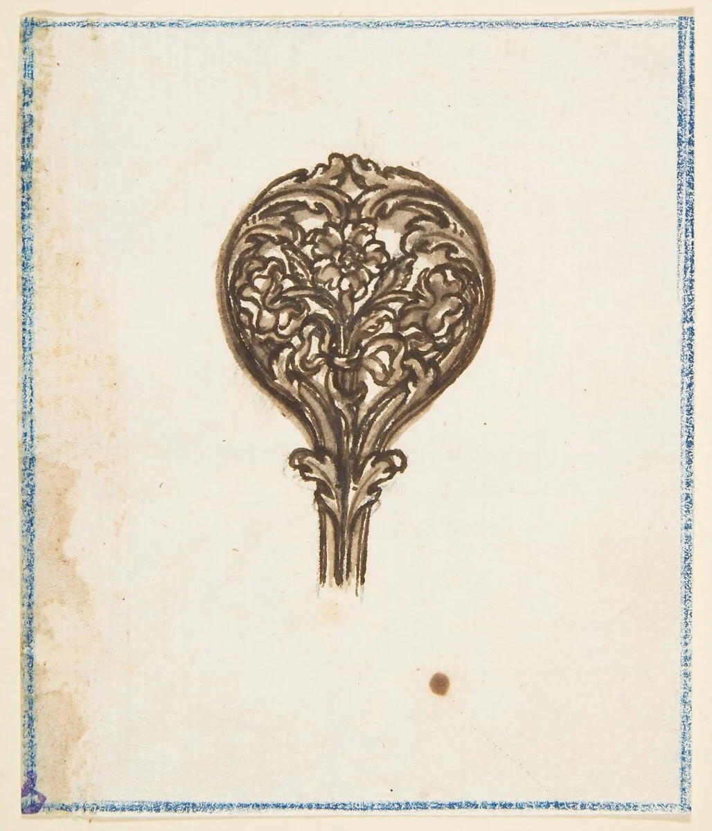 Design for the Bow of a Key (?) — Anonymous, French, 19th century