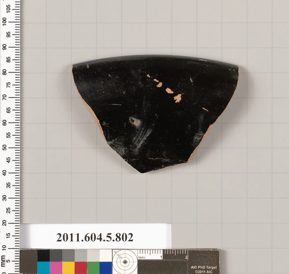 Terracotta rim fragment of a kylix (drinking cup) — Unknown