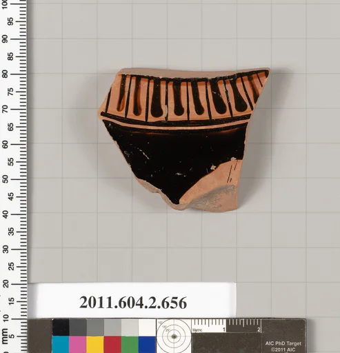 Terracotta fragment of a column-krater (bowl for mixing wine and water)