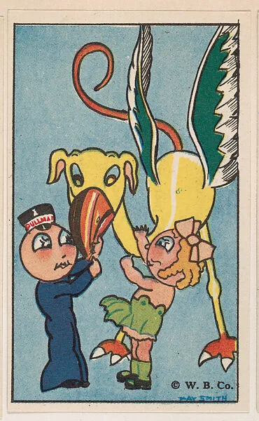 The Dodo Bird, bakery card from the Pullman Kids in Wonderland series (D69), issued by the Weber Baking Company — Weber Baking Company