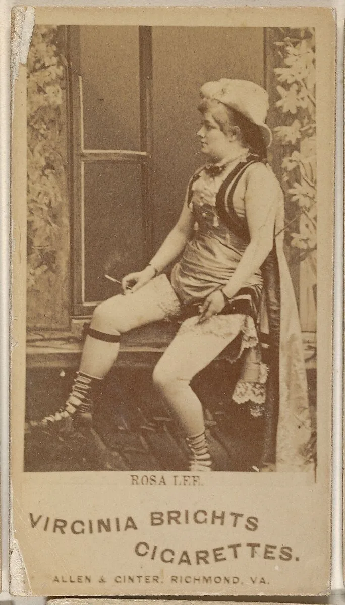 Rosa Lee, from the Actors and Actresses series (N45, Type 1) for Virginia Brights Cigarettes — Allen & Ginter