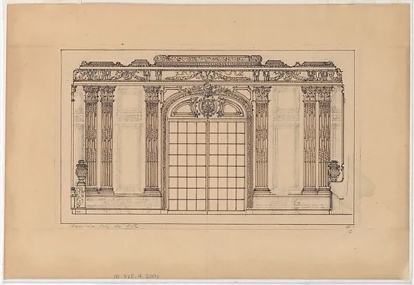 Room Elevation — Anonymous, French, 20th century