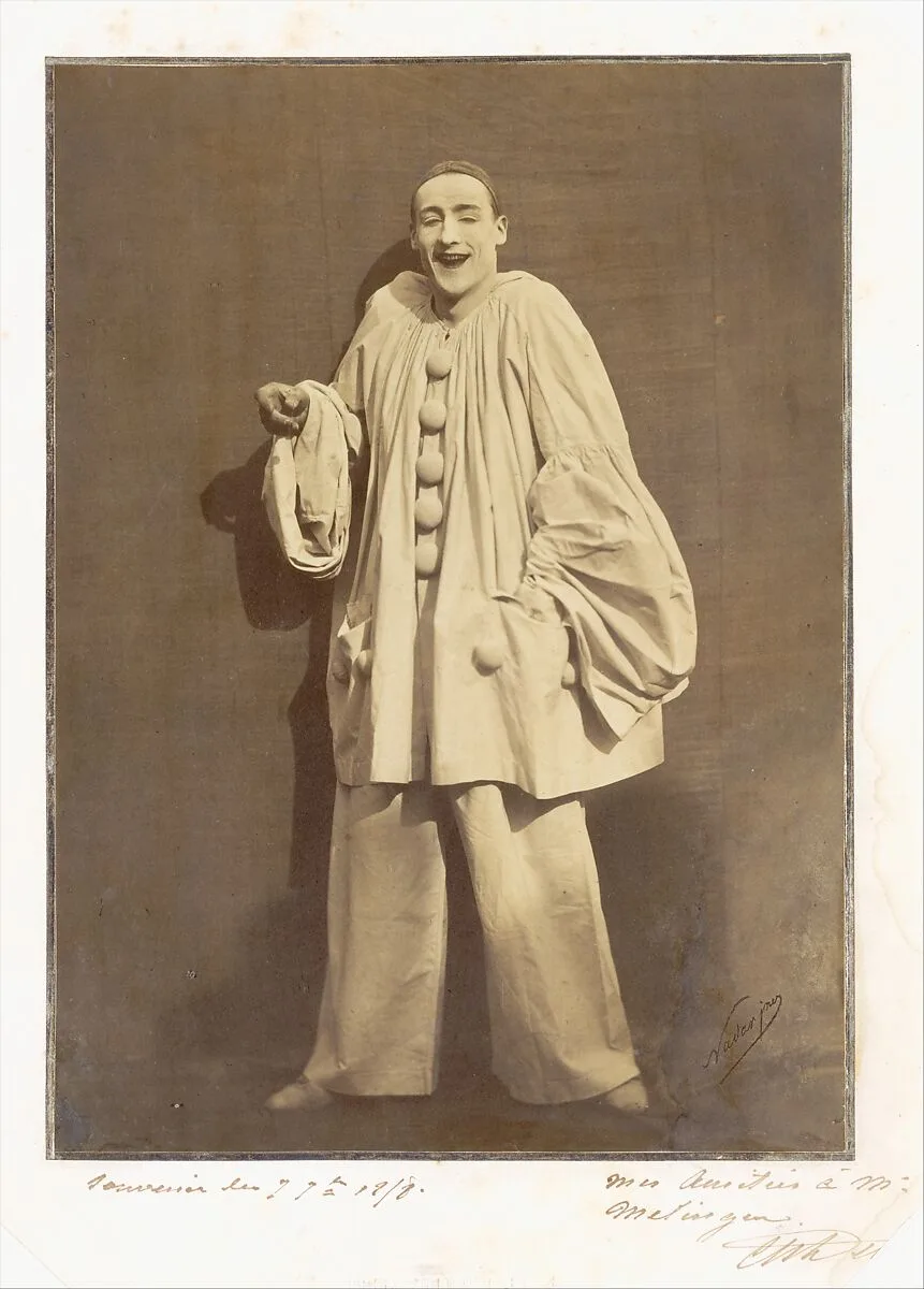 Pierrot Laughing — Adrien Tournachon|Nadar|Jean-Charles Deburau