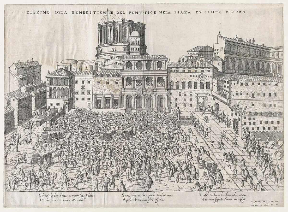 Speculum Romanae Magnificentiae: Papal Benediction — Giovanni Ambrogio Brambilla|Claudio Duchetti