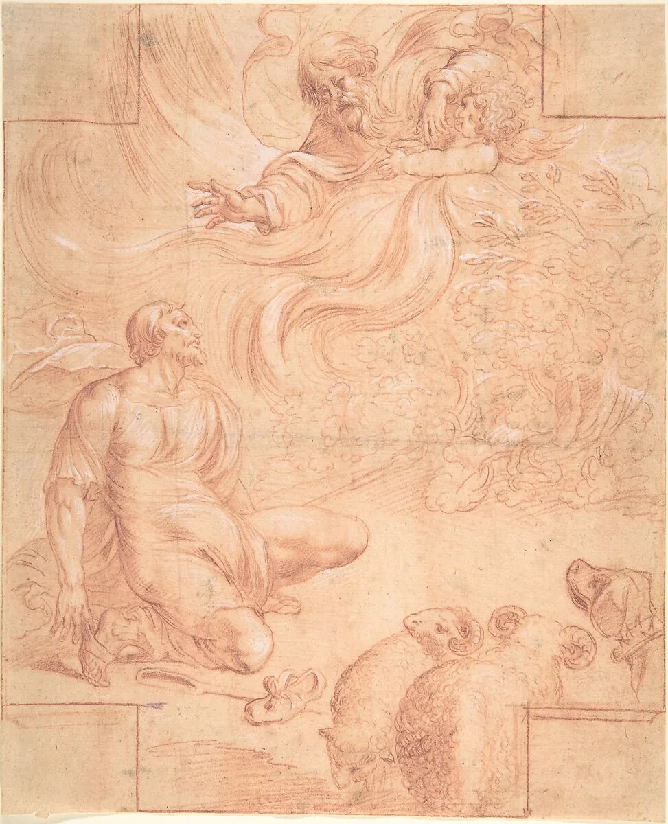 God Appearing to Moses — Pierre Brebiette