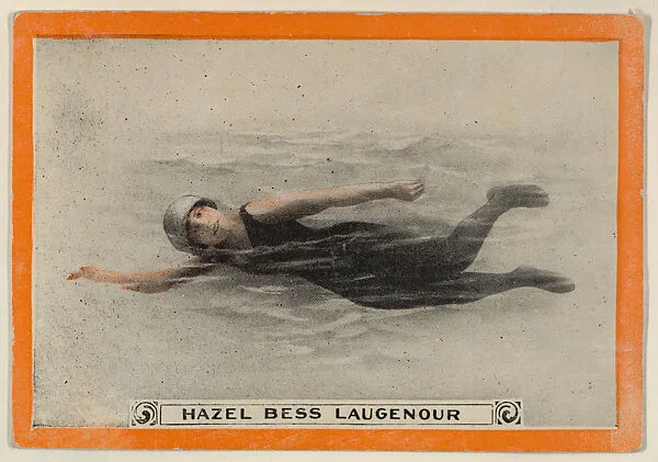 Hazel Bess Laugenour, No. 80, Touching and Turning, from the Champion Women Swimmers series (T221), issued by Pan Handle Scrap — Pan Handle Scrap Company