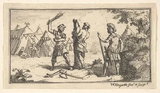 Fustigatio (John Beaver, Roman Military Punishments, 1725)