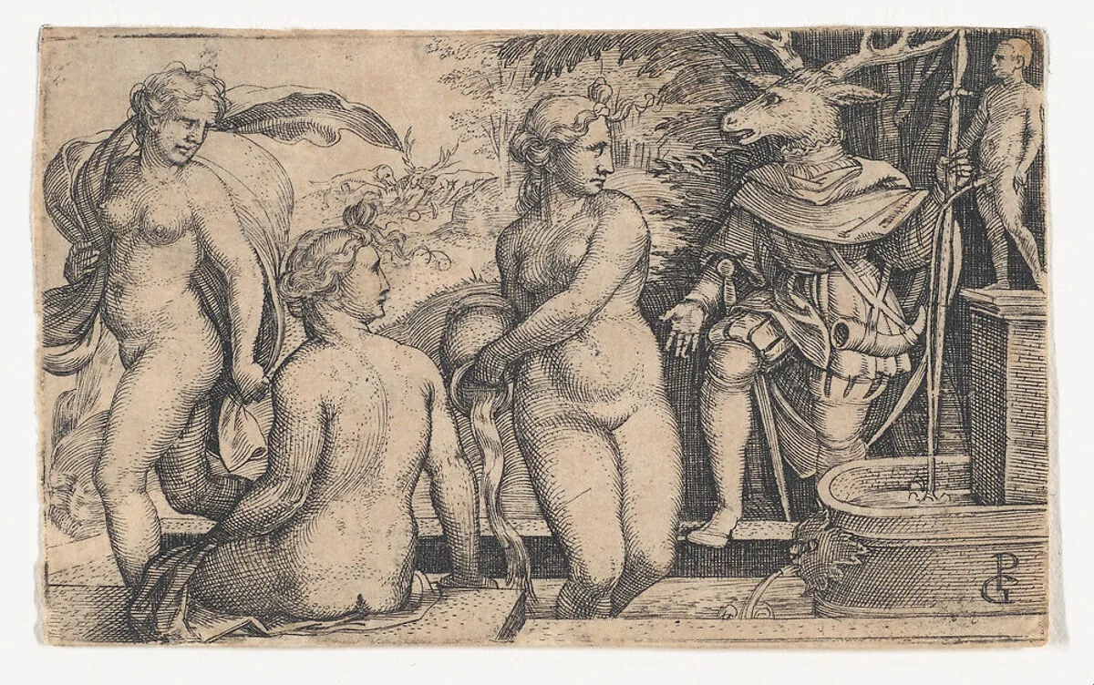 Diana and Actaeon — Georg Pencz