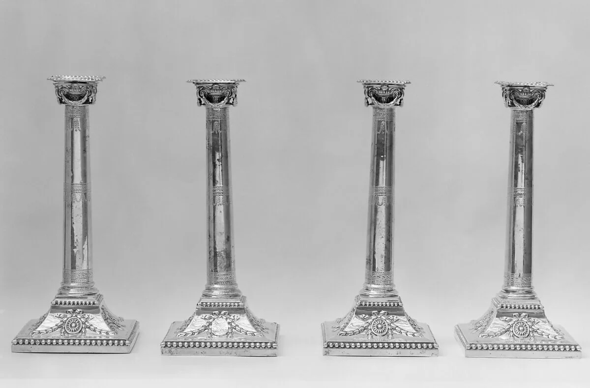 Set of four candlesticks — John Carter II