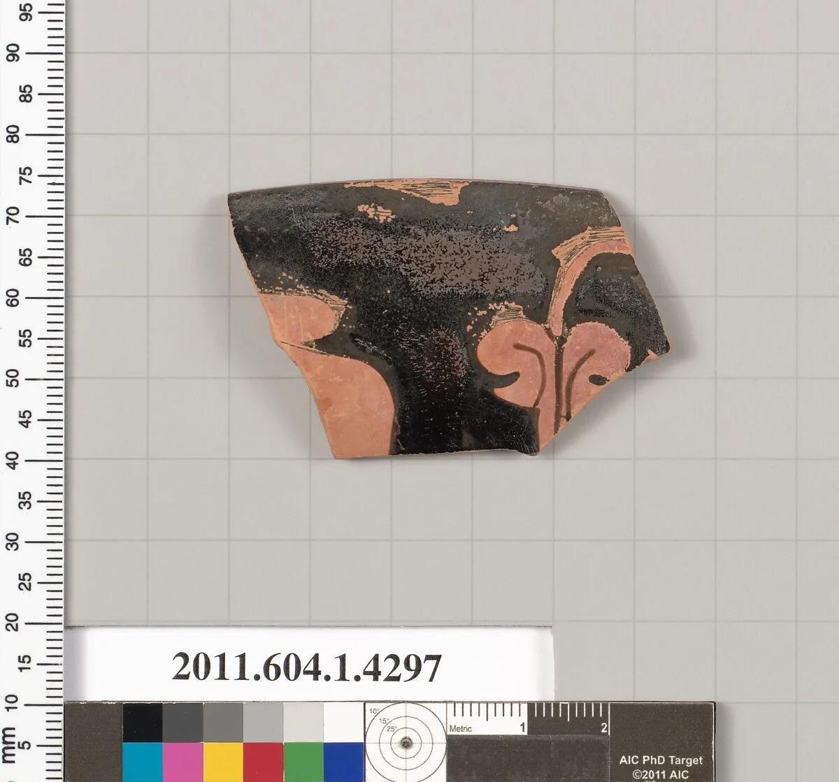 Terracotta rim fragment of a kylix (drinking cup) — Unknown