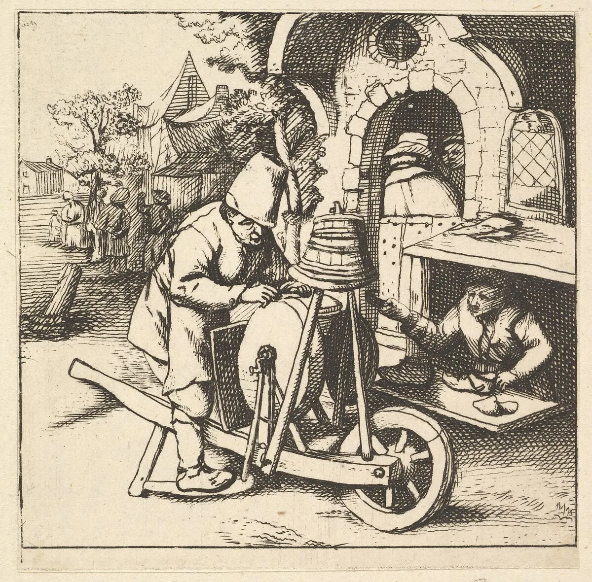 The Knifegrinder — Adriaen van Ostade
