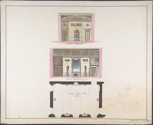 Elevation "della nuova Galleria"