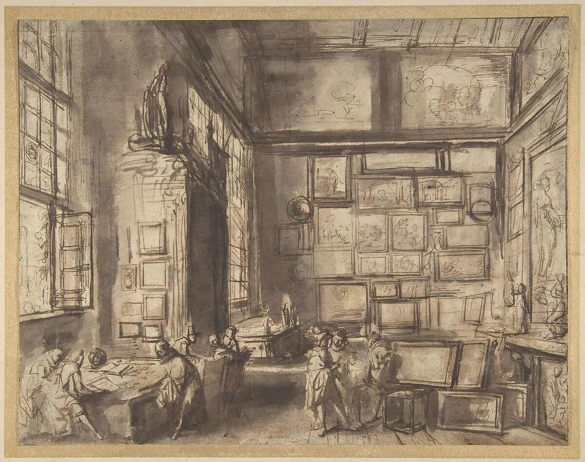 Interior of a Picture Gallery — Hans Jordaens III
