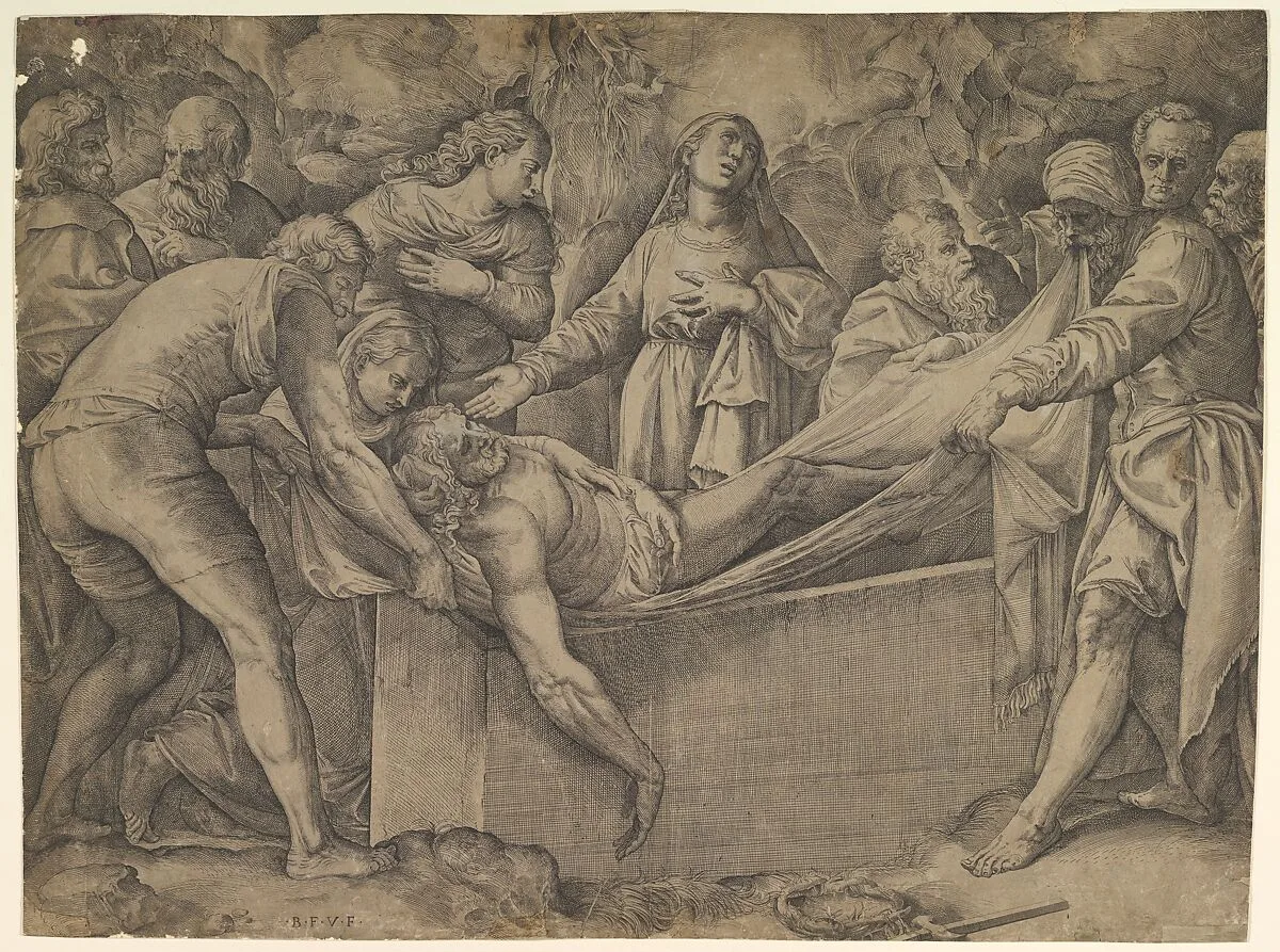 The Entombment — Battista Franco