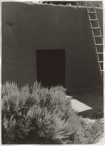 [Door and Adobe Wall, Abiquiu, New Mexico]