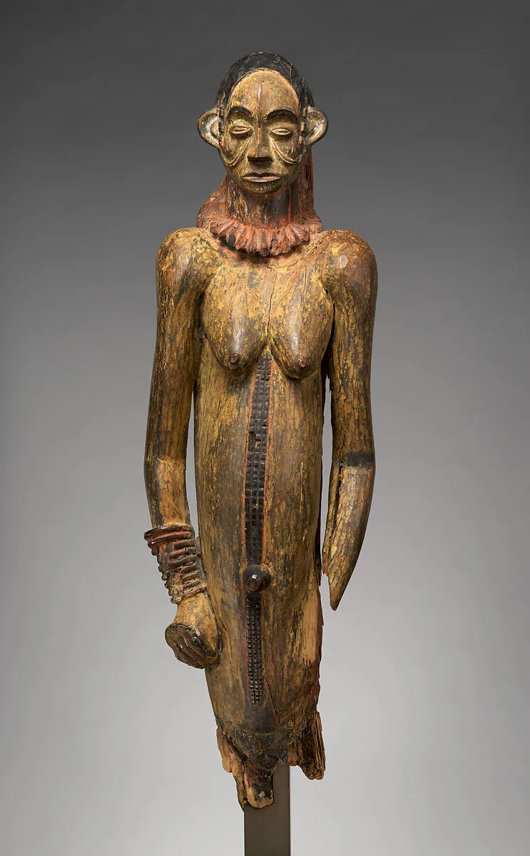 Female Figure from an Obu (house of images) — Igbo artist