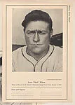 Lewis "Hack" Wilson from Sports Exchange All-Stars trade cards (W603) — Unknown