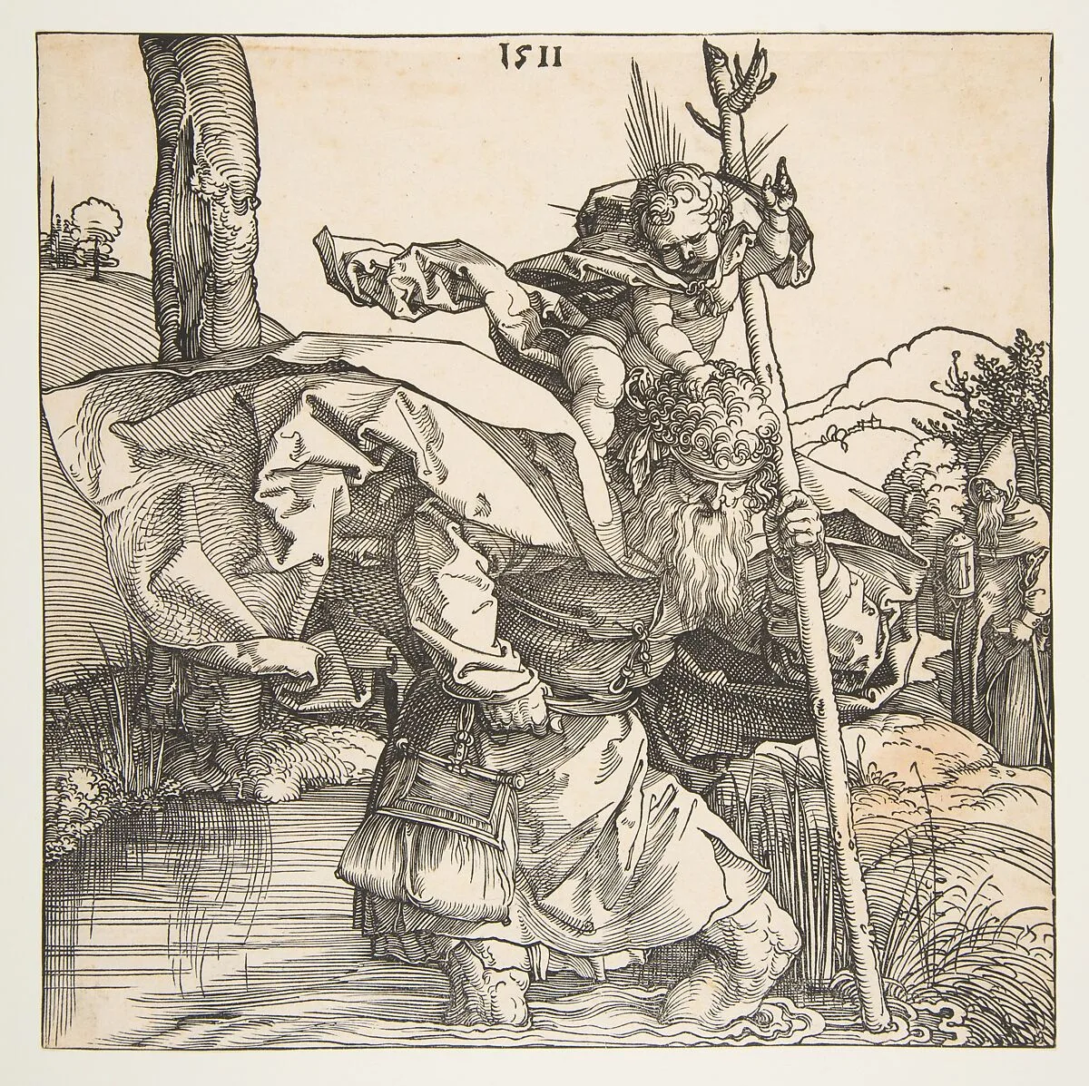 Saint Christopher — Albrecht Dürer