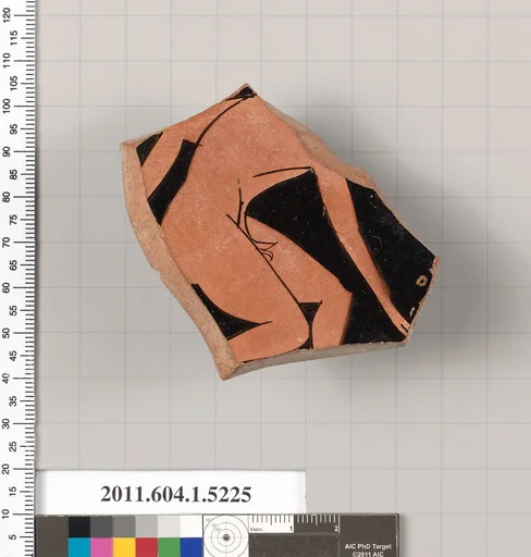 Terracotta fragment of a kylix (drinking cup)