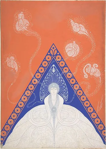 "Modes d'Hiver": Cover Design for "Harper's Bazar"