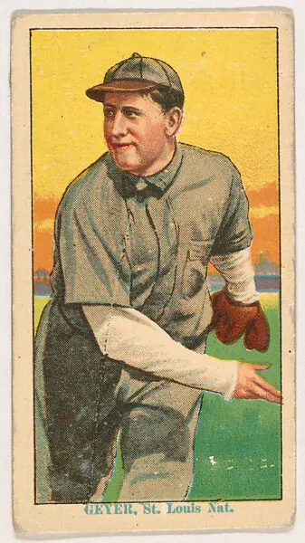 Rube Geyer, St. Louis, from Coupon Cigarettes Baseball Issue, 1914-1916 — Coupon Cigarettes