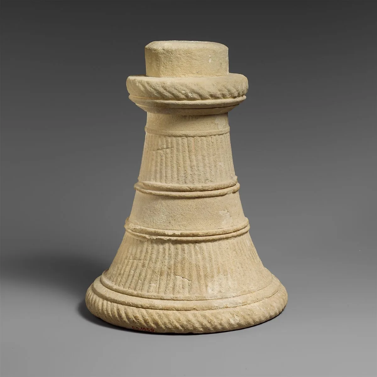 Limestone funerary kalathos — Unknown