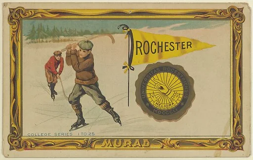 Rochester, version two, part of the College Series cabinet cards (T6)