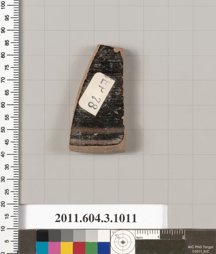 Terracotta fragment of a lekanis (covered dish)?
